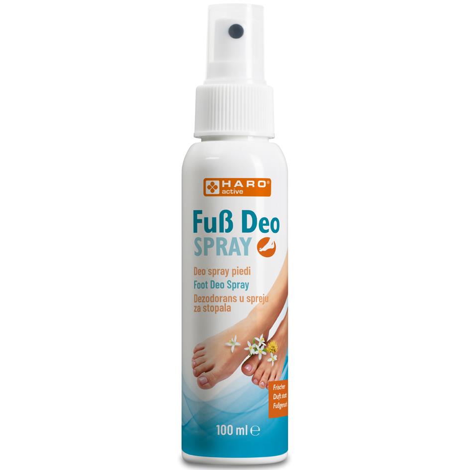 HARO Spray dodorant pour les pieds, vaporisateur de 100 ml