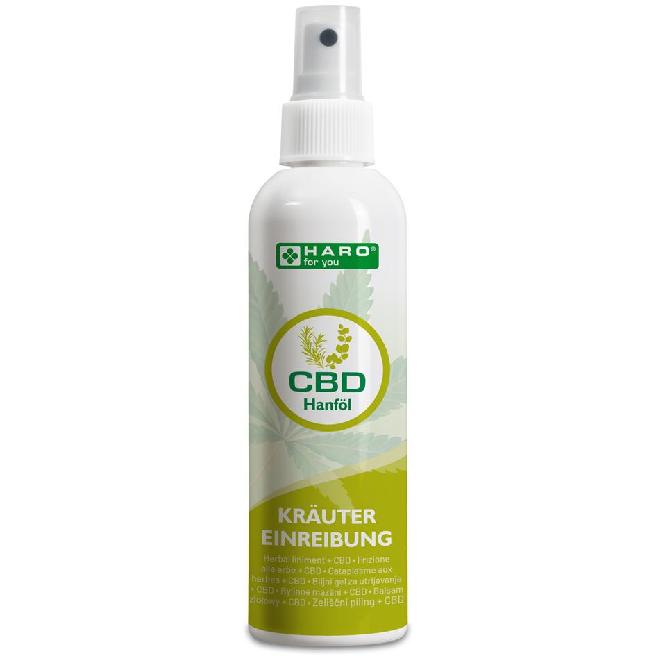 HARO Crme aux herbes au CBD, spray de 200 ml