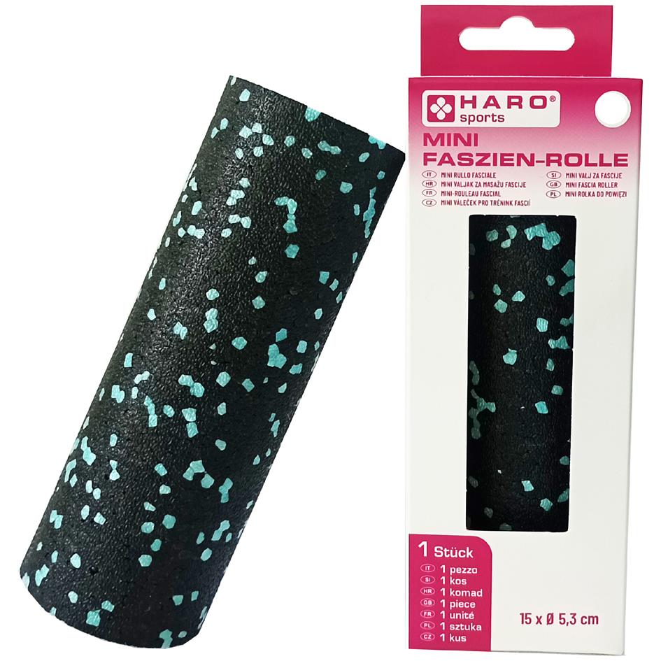 HARO Mini rouleau pour fascias, noir/menthe