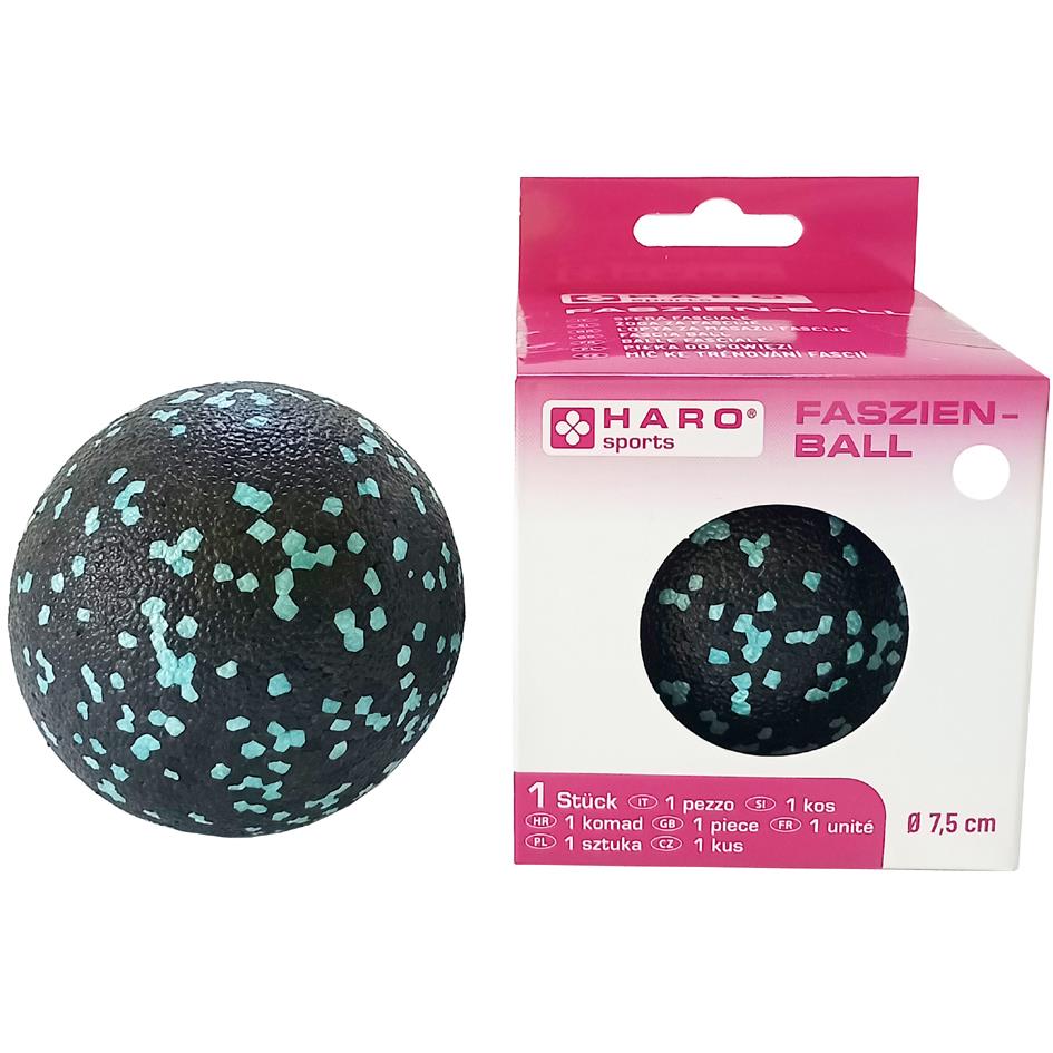 HARO Balle de massage pour fascias, noir/menthe