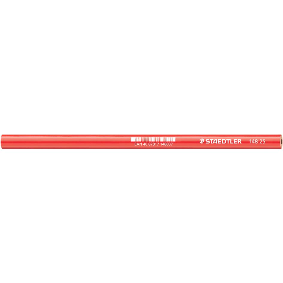 STAEDTLER Crayon de charpentier, ovale, marron rouge