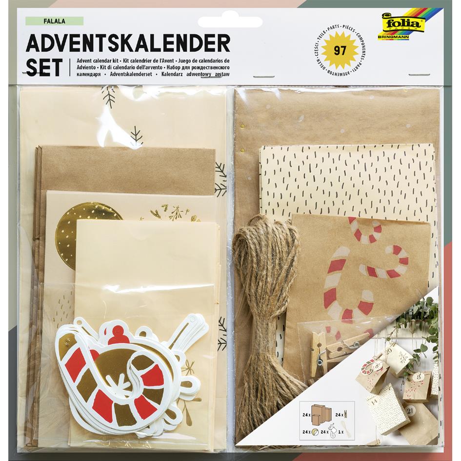 folia Kit pour calendrier de l'Avent FALALA, 97 pices