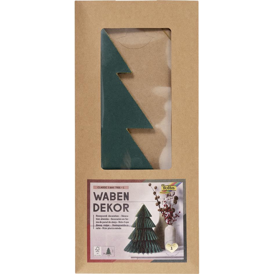 folia Dcoration alvole CLASSIC XMAS TREE, taille: L