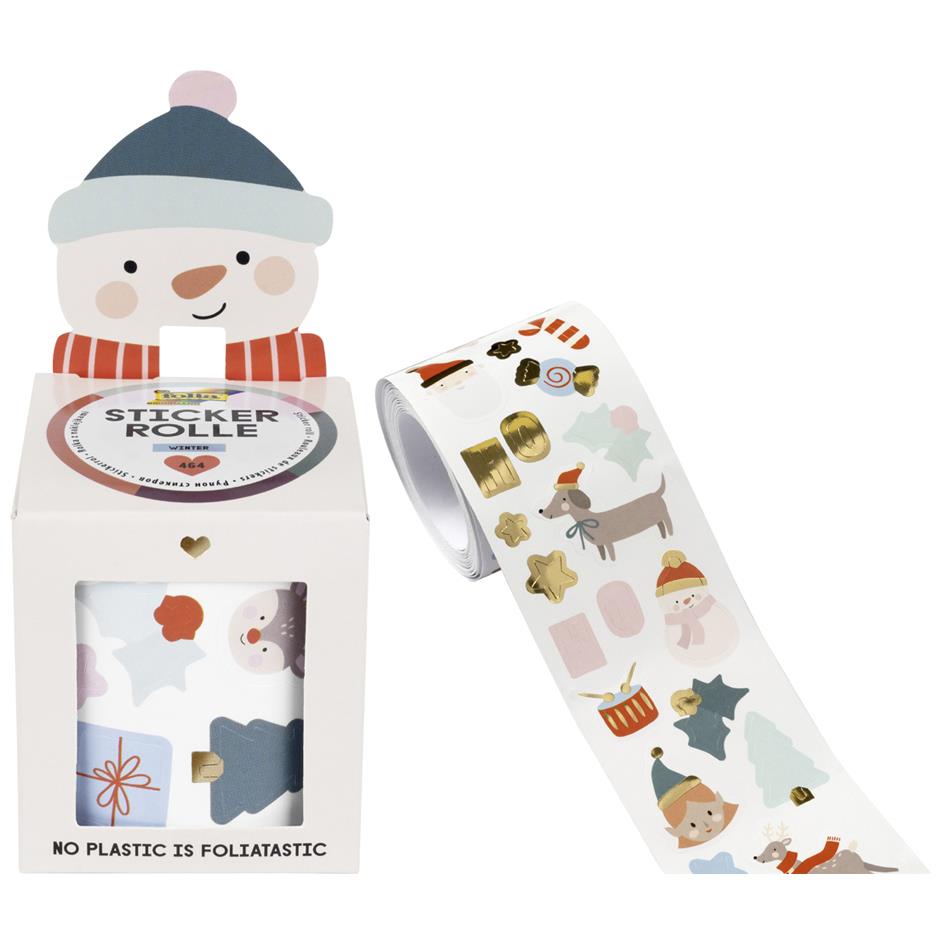 folia Sticker de Nol WINTER, sur rouleau, noir 4 m