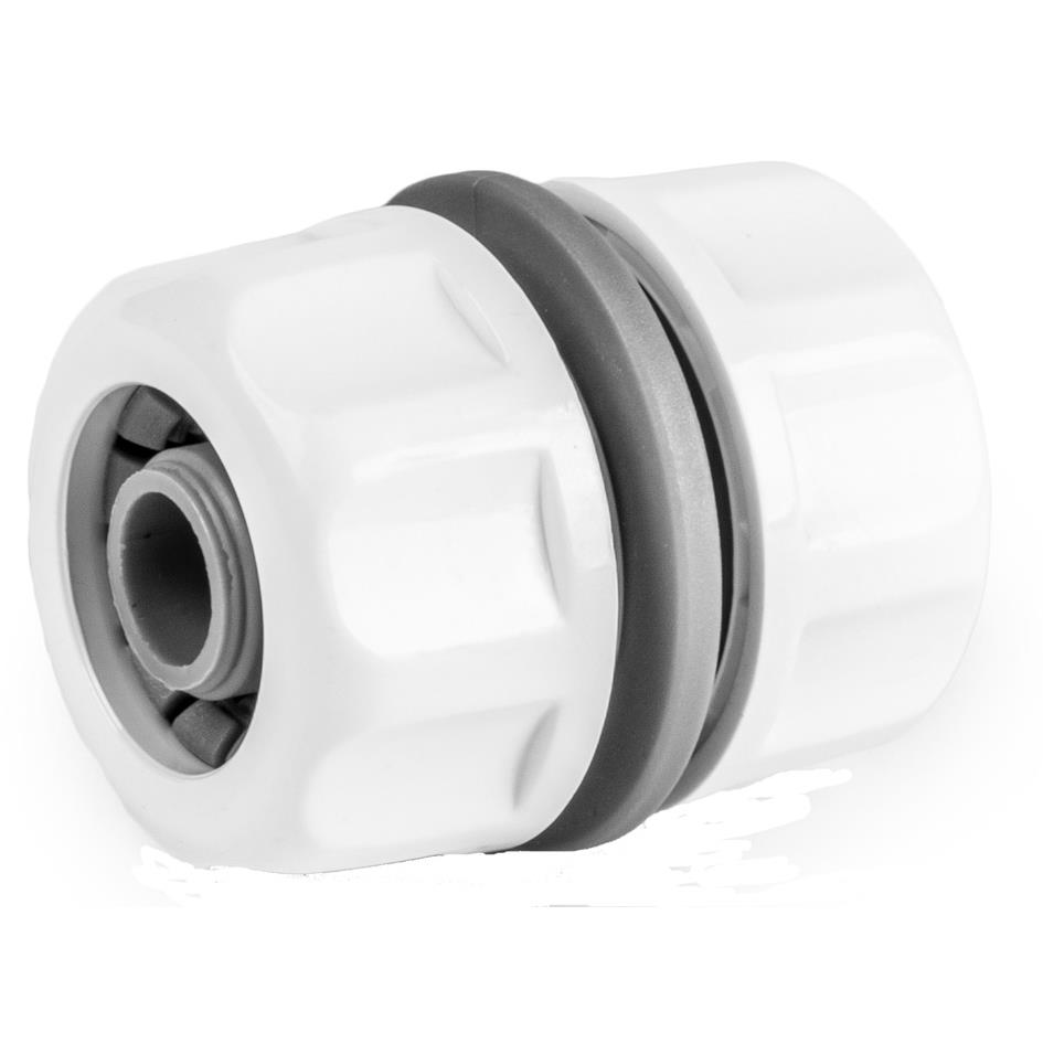 Bradas Connecteur de tuyau WHITE LINE, 1/2', blanc