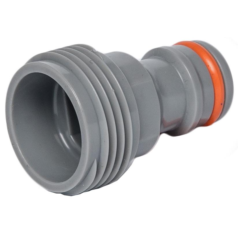 Bradas Adaptateur WHITE LINE, filetage extrieur 1/2', gris