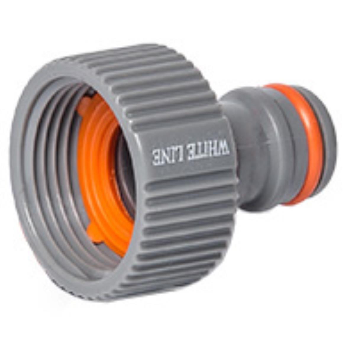 Bradas Nez de robinet WHITE LINE, filetage 1/2', gris