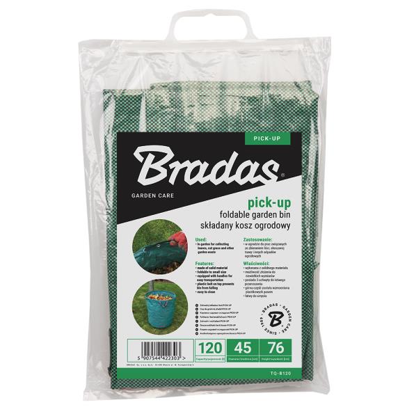 Bradas Sac  vgtaux PICK-UP, repliable, 120 litres, vert