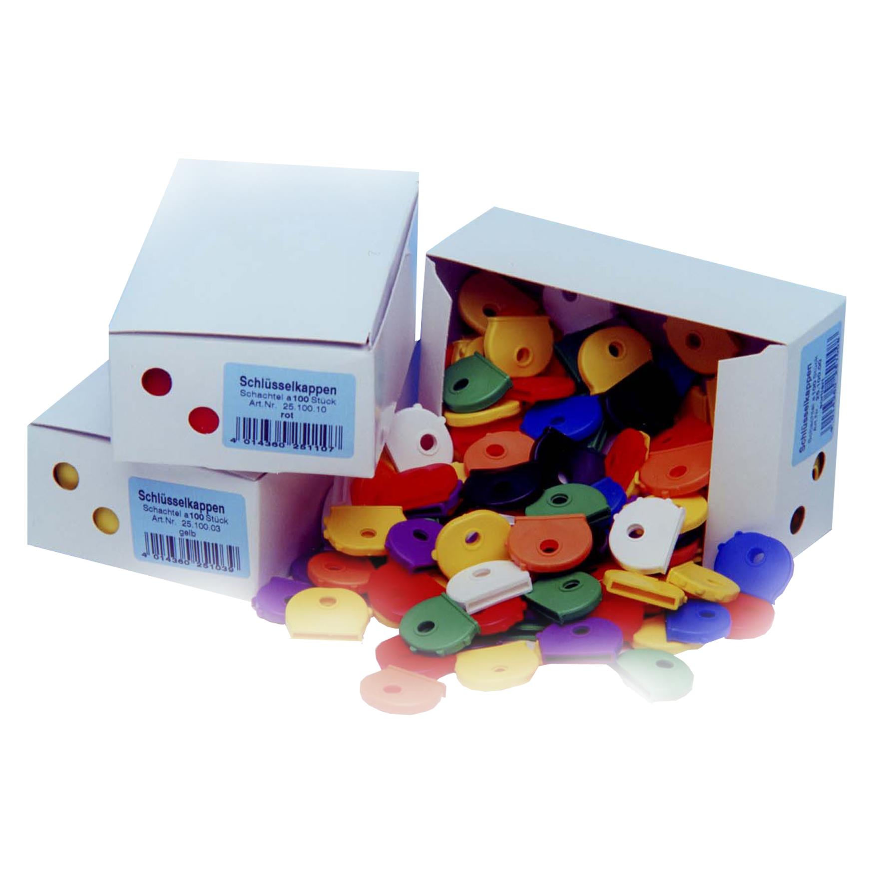 WEDO Protections rondes pour cls, carton de 100 pices