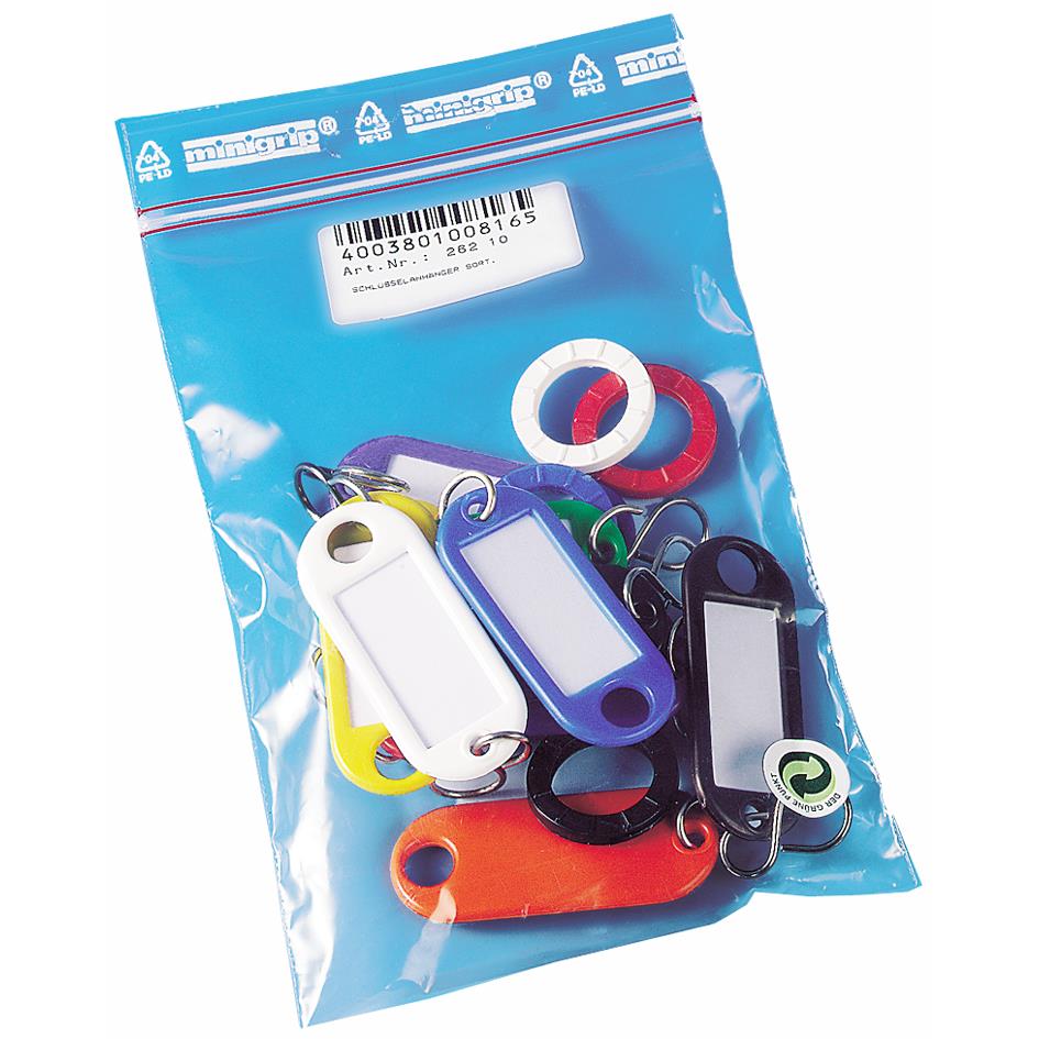 WEDO Porte-cls et anneaux, dans un sachet, assorti