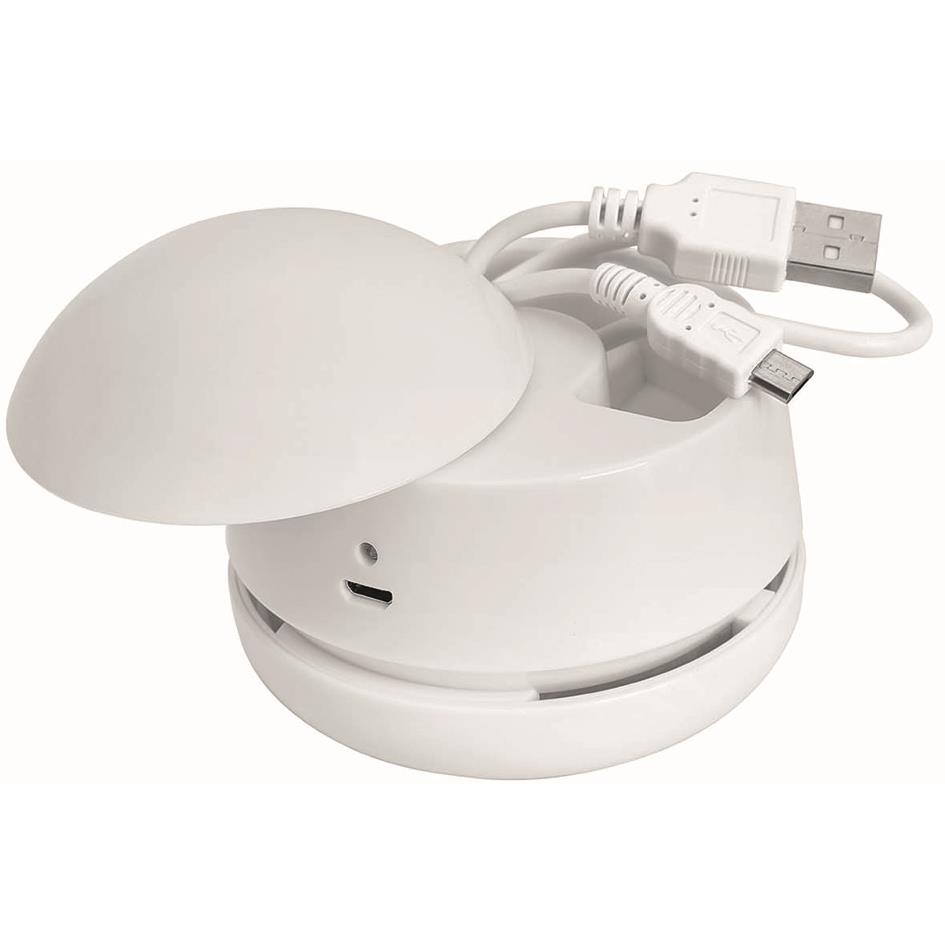 WEDO Mini-aspirateur de table W2D2, rechargeable, blanc