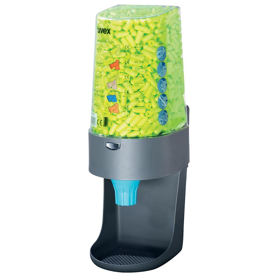 uvex Recharge de bouchons antibruit 'one2click', citron vert