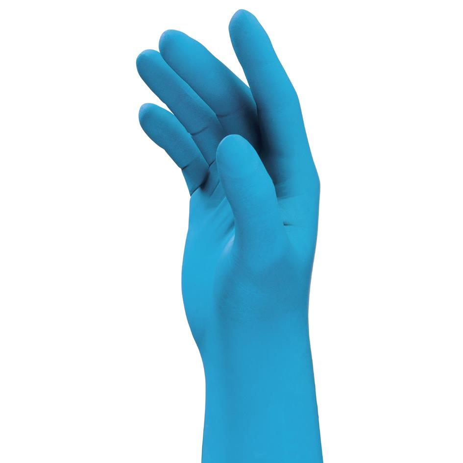 uvex Gant de protection  usage unique u-fit, taille S, bleu