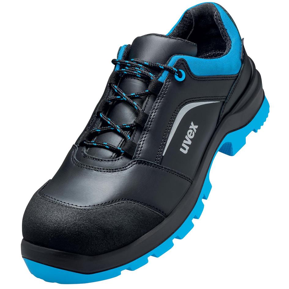 uvex 2 xenova Chaussures basses S3 SRC, T. 46, noir/bleu