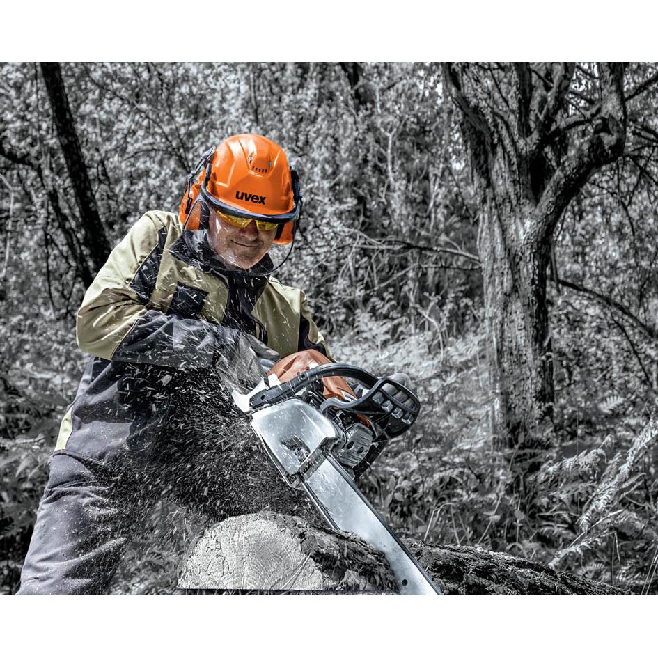 uvex Casque de scurit pheos forestry, orange