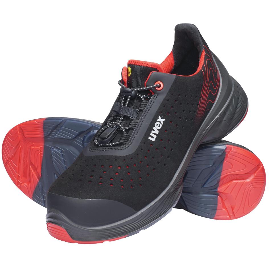 uvex Chaussure basse de scurit 1 G2 S1P, pointure 41, noir