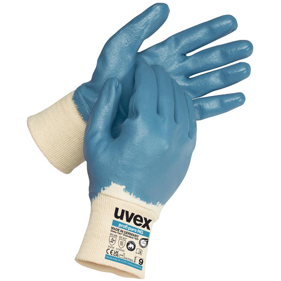uvex Gant de travail profi pure HG, taille 8