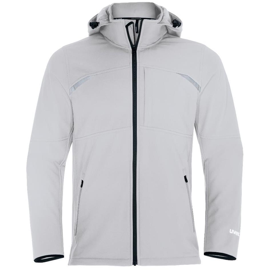 uvex Veste Softshell suXXeed craft, S, blanc