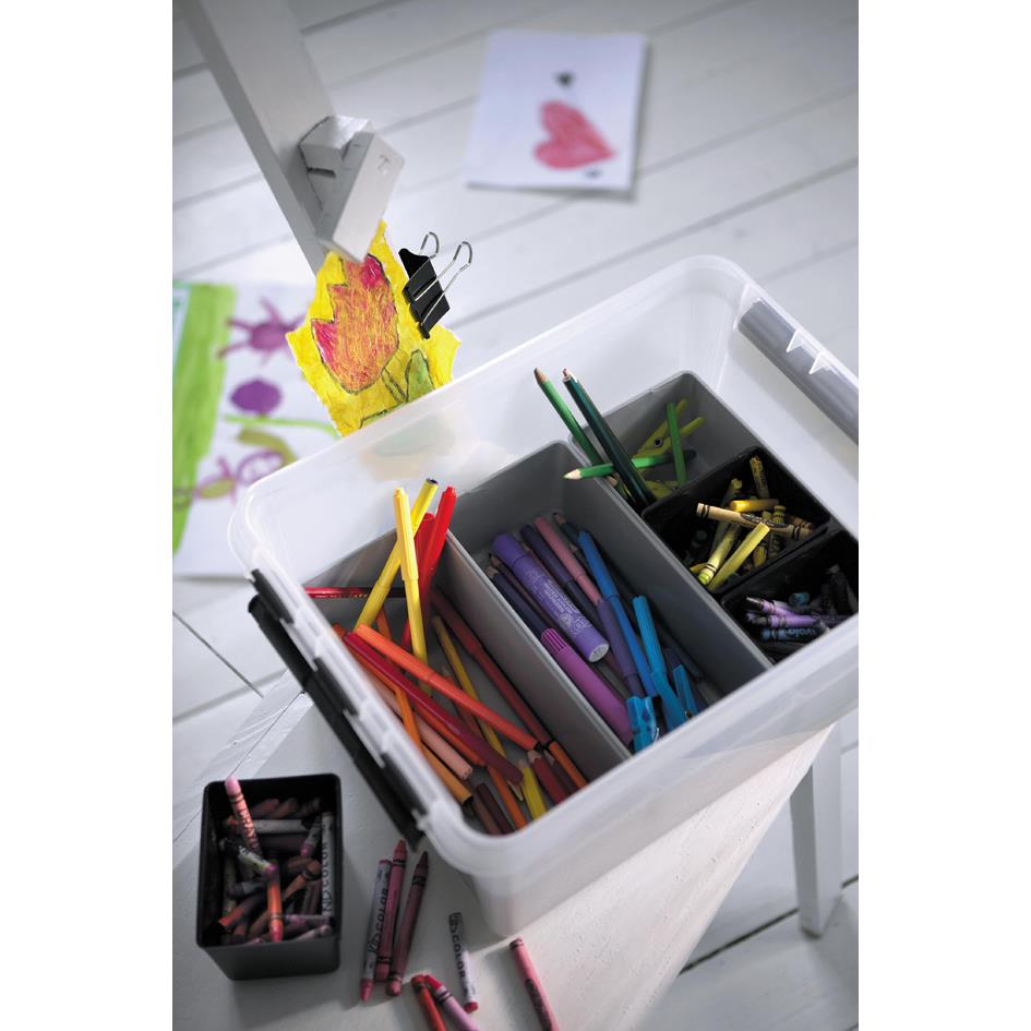 SmartStore Bote de rangement CLASSIC 15 + 7, avec inserts