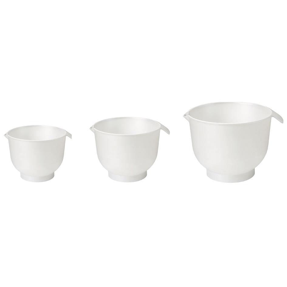 GastroMax Bol mlangeur, blanc, set de 3