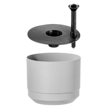 orthex Pot de fleurs PAULINA, diamtre : 170 mm, noir