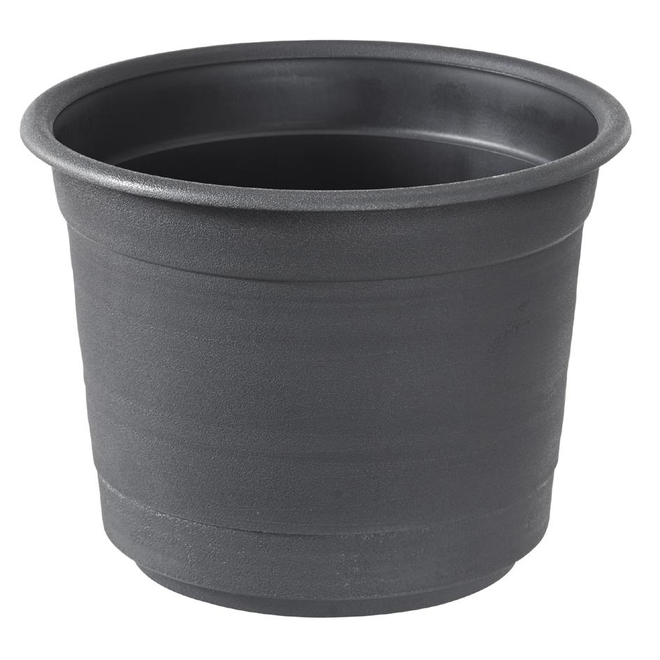 orthex Pot de fleurs EPOQUE, diamtre : 240 mm, noir