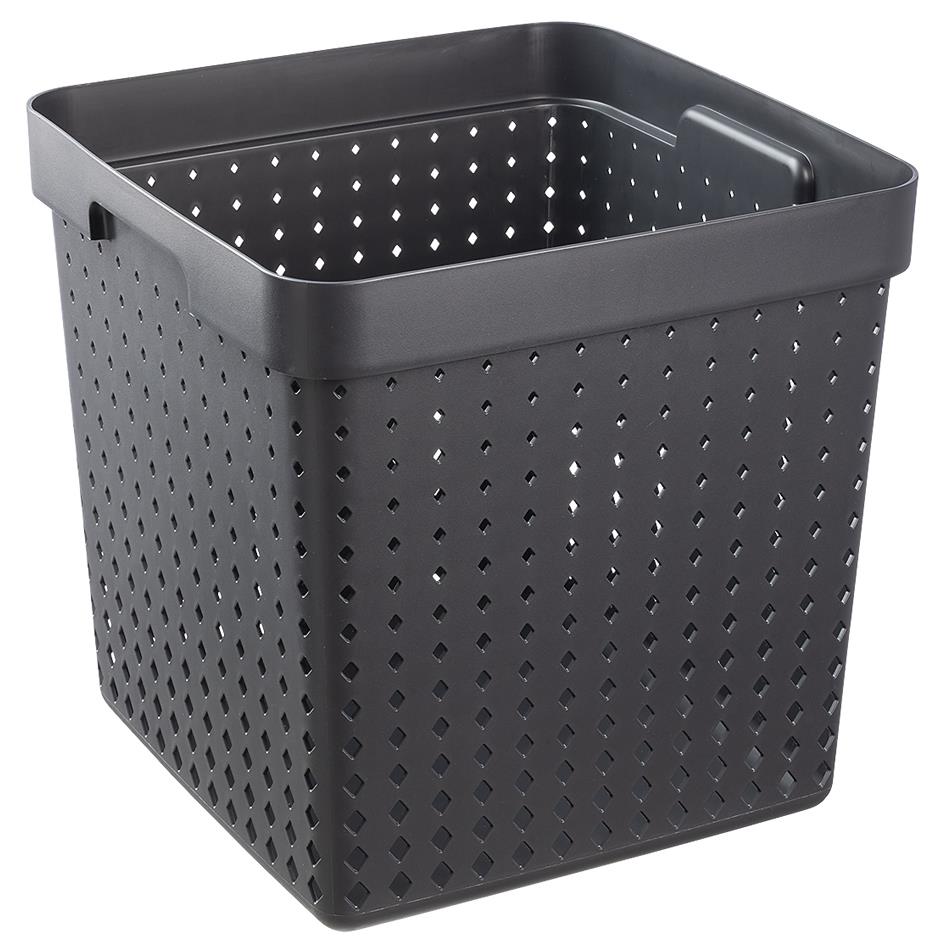 plast team Bac de rangement SEOUL BASKET XL, noir