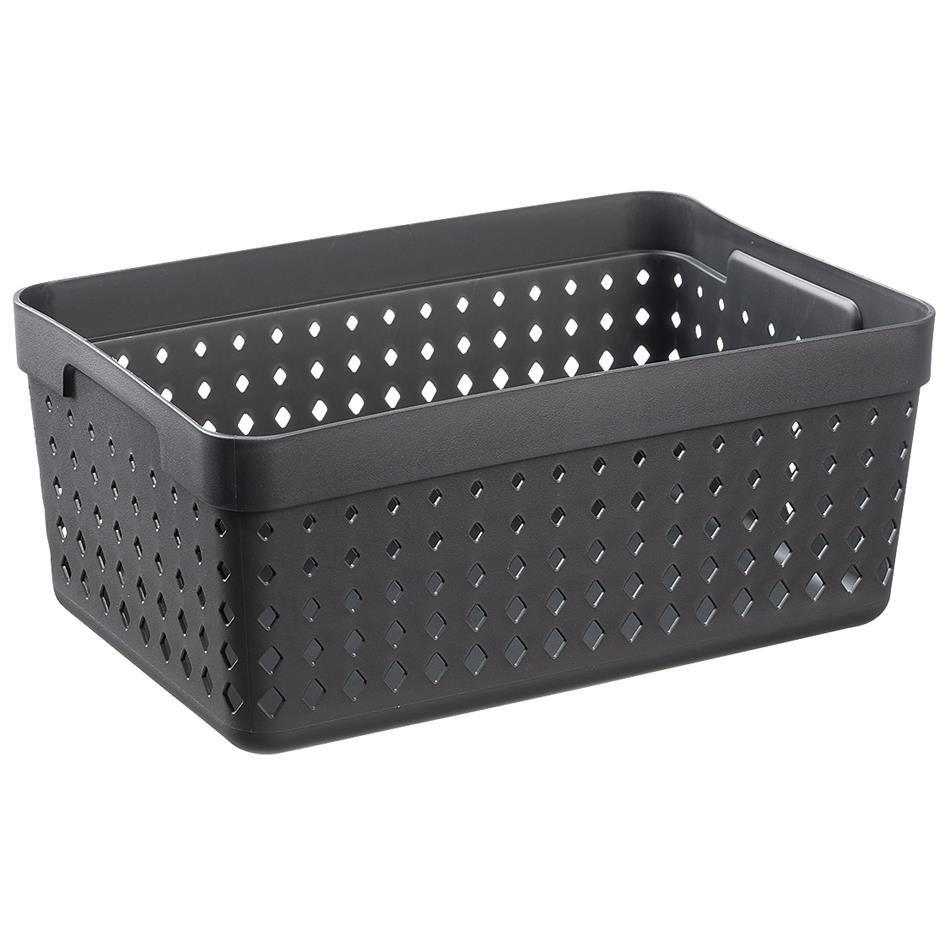 plast team Corbeille de rangement SEOUL ORGANIZER XL, noir