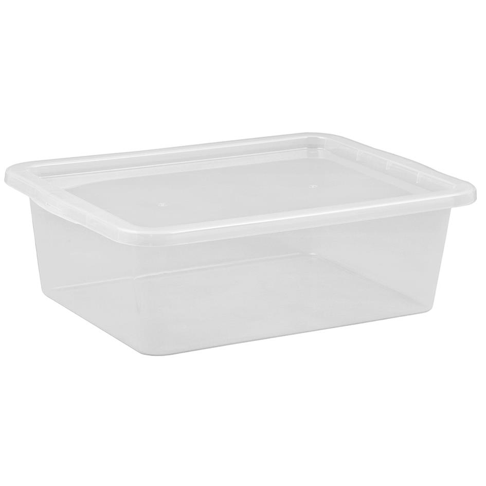 Plast team Bote de rangement BASIC BOX, dessous de lit, 30L