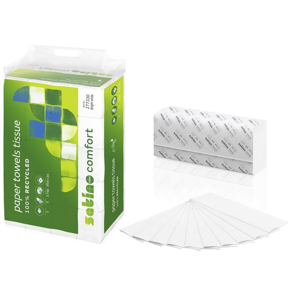 satino by wepa Papier essuie-mains Comfort, 206 x 240 mm