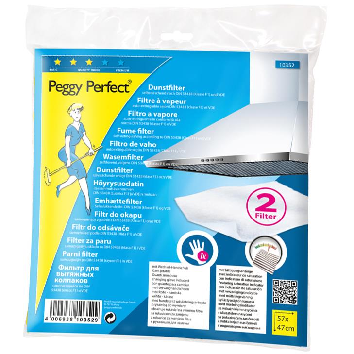 Peggy Perfect Filtre  vapeur Soft, avec un gant de rechange