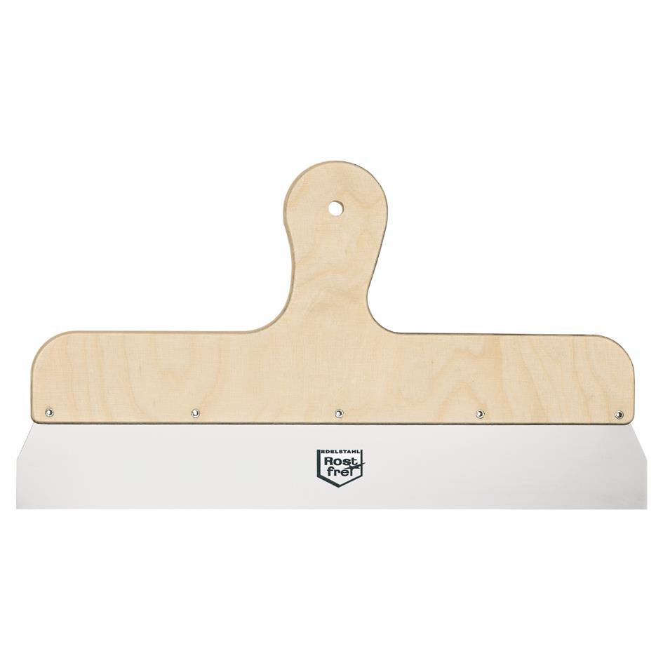 WESTEX Couteau  enduire, inoxydable, 400 mm, manche en bois