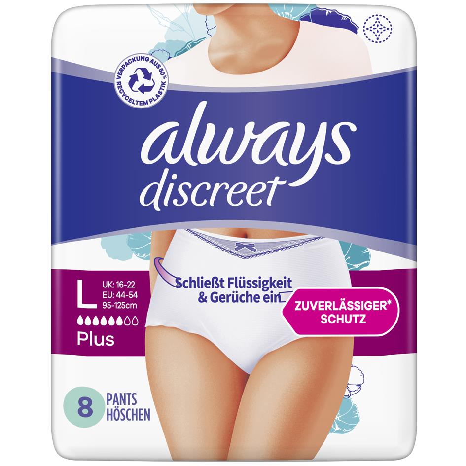 always discreet Culotte pour incontinence Plus, taille: L