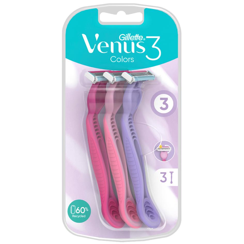 Gillette Venus Rasoir jetable Basis, pack de 3