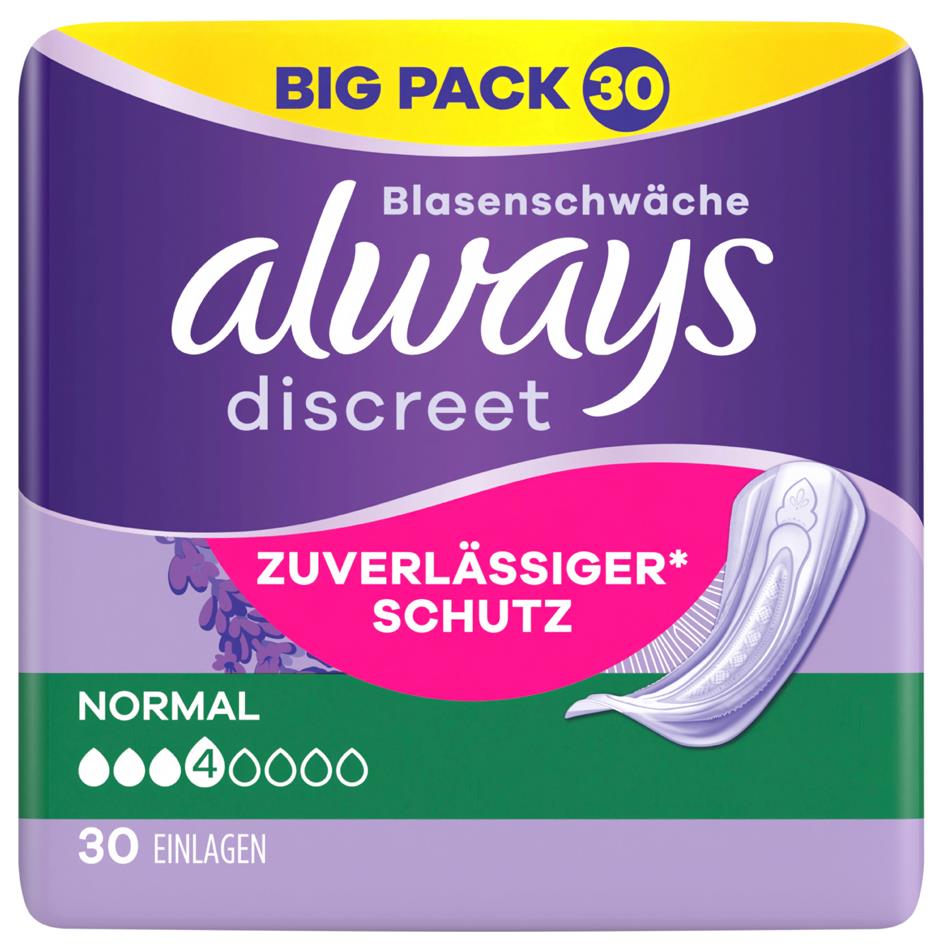 always discreet Serviette pour fuites urinaires Normal