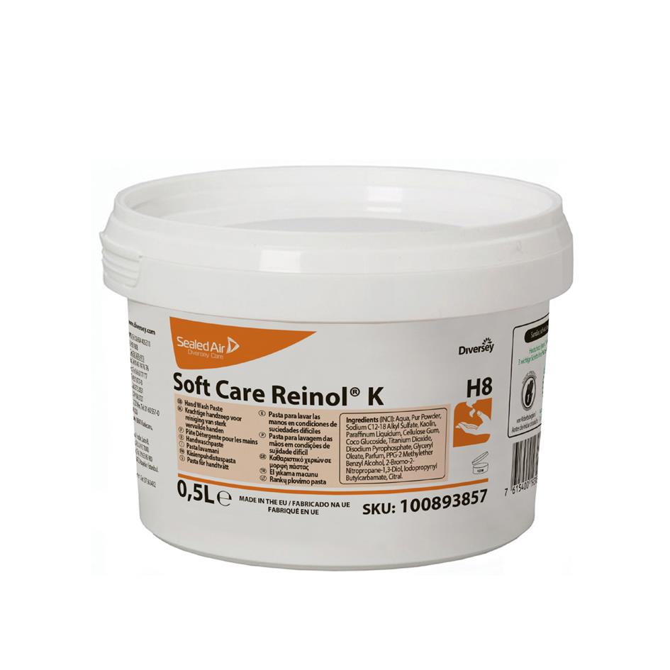 Soft Care REINOL K Pte lavante pour mains, pot de 500 ml