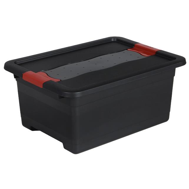 keeeper Bote de rangement 'eckhart', 12 L, graphite/rouge