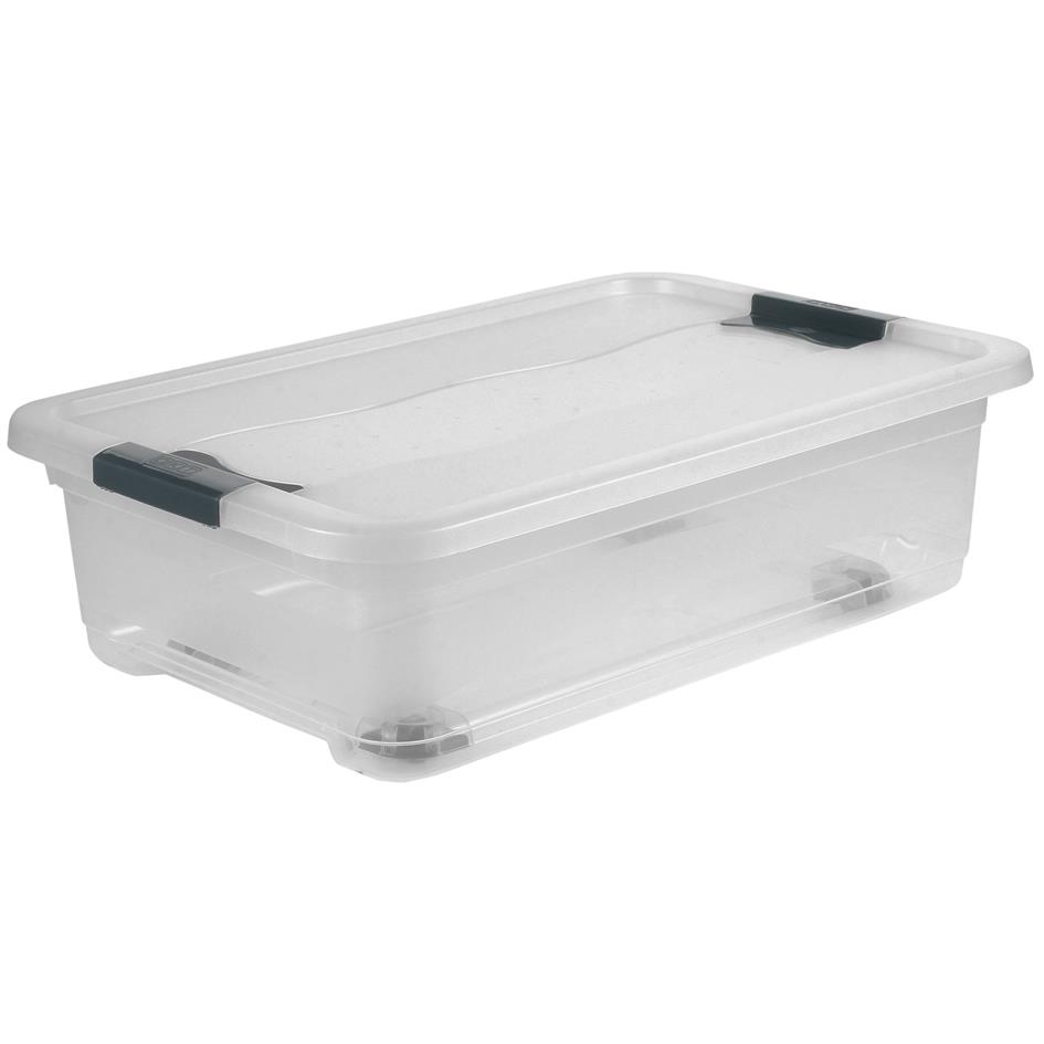 keeeper Bote de rangement 'konrad', avec roulettes, 28 L
