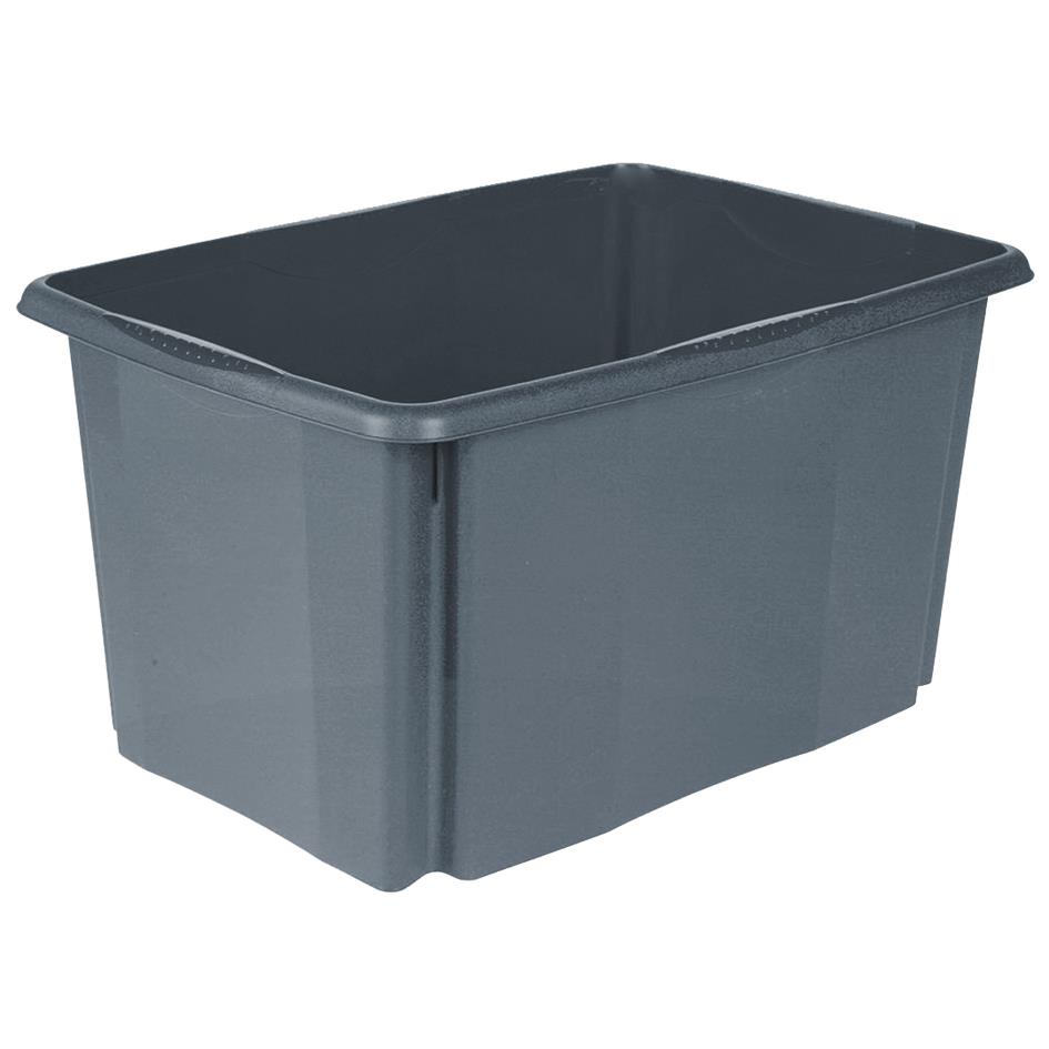 keeeper Bote de rangement 'emil', 45 litres, eco-graphite