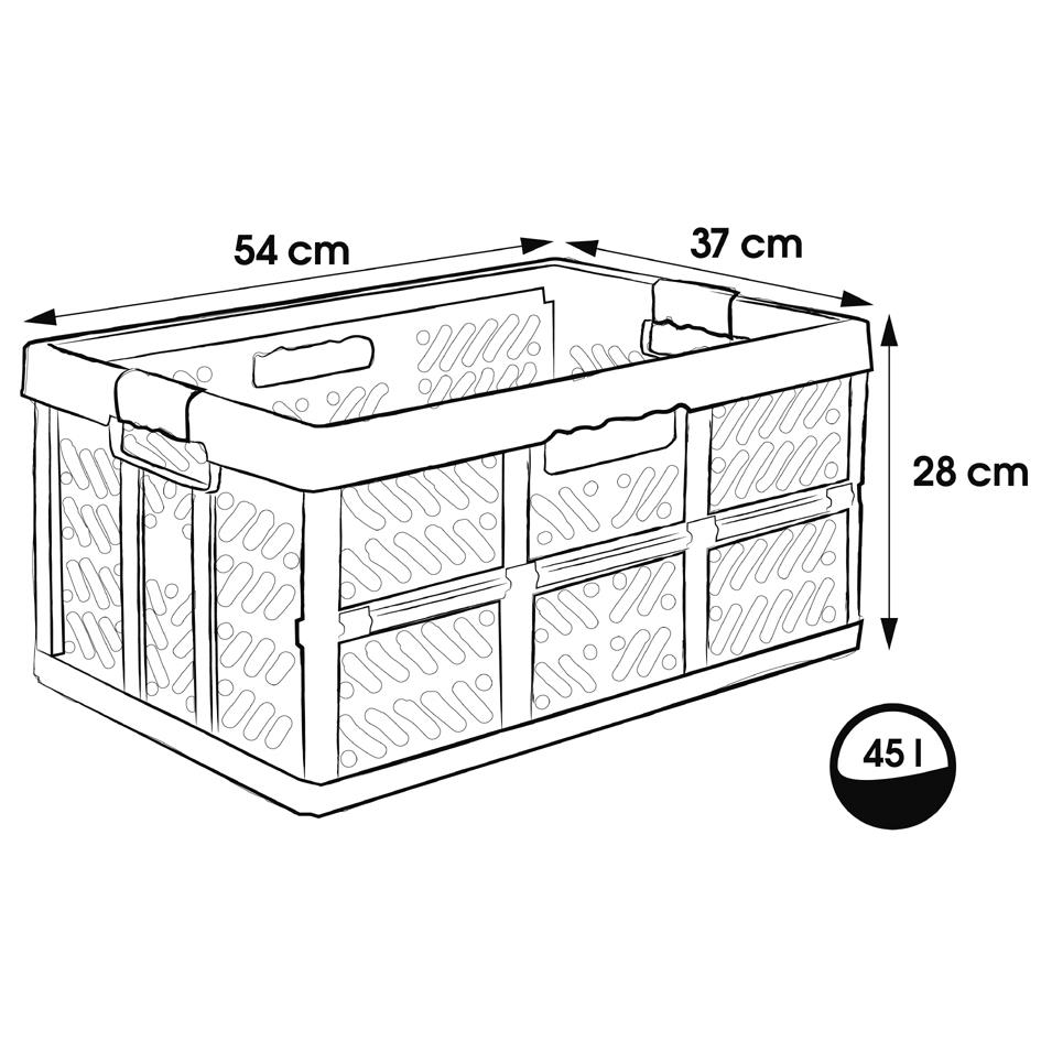 keeeper Caisse pliable professionnelle 'eco Ben', sky blue