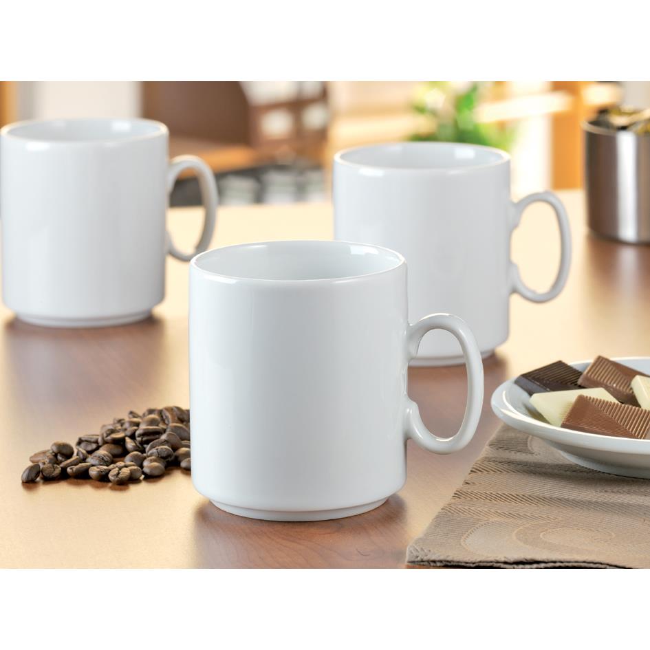 Esmeyer Tasse  caf 'Diane', set de 6, blanc