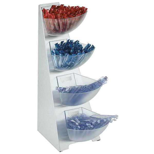 APS Distributeur de portions MULTI RACK, 4 tages, inox
