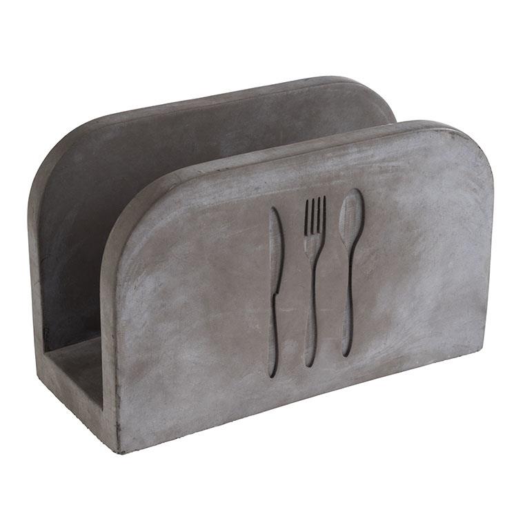 APS Support de serviettes papier ELEMENT, bton, gris