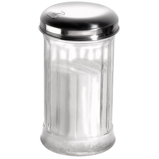 APS Sucrier, avec clapet de dosage, acier inoxydable/verre