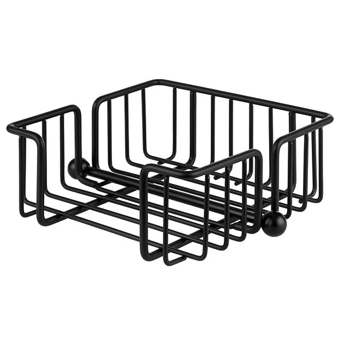 APS Support de serviettes URBAN, mtal, noir