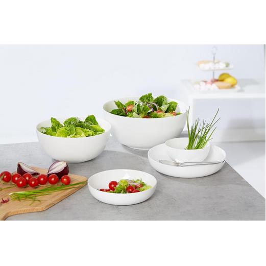 Snap by R & L Assiette  salade '4EVERY DAY', blanc