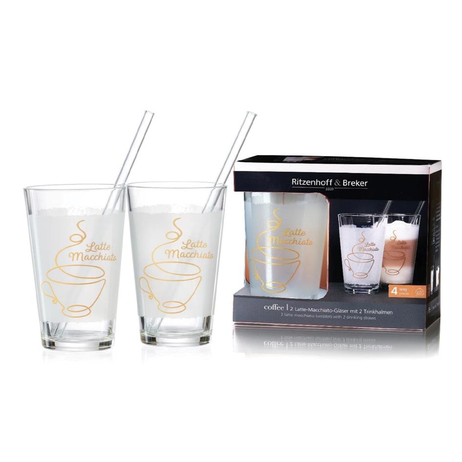 Ritzenhoff & Breker Set  latte macchiato 'COFFEE'