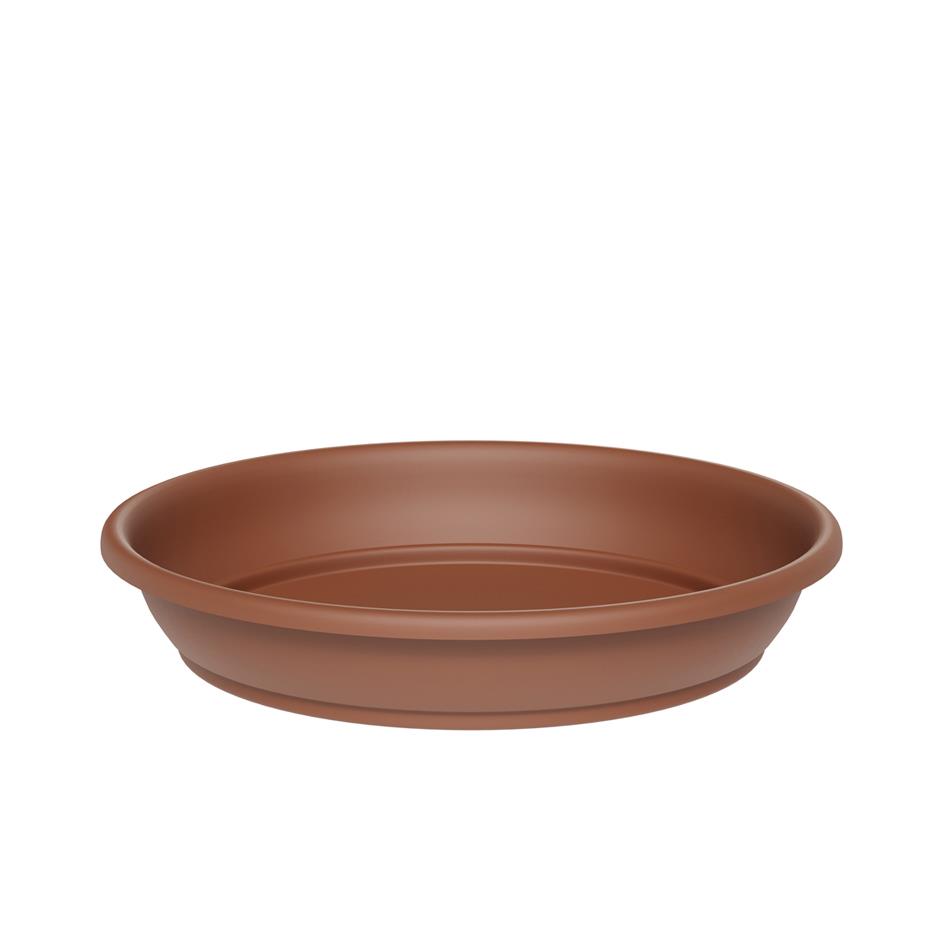 tera Soucoupe 'Aura round', diamtre: 200 mm, terracotta