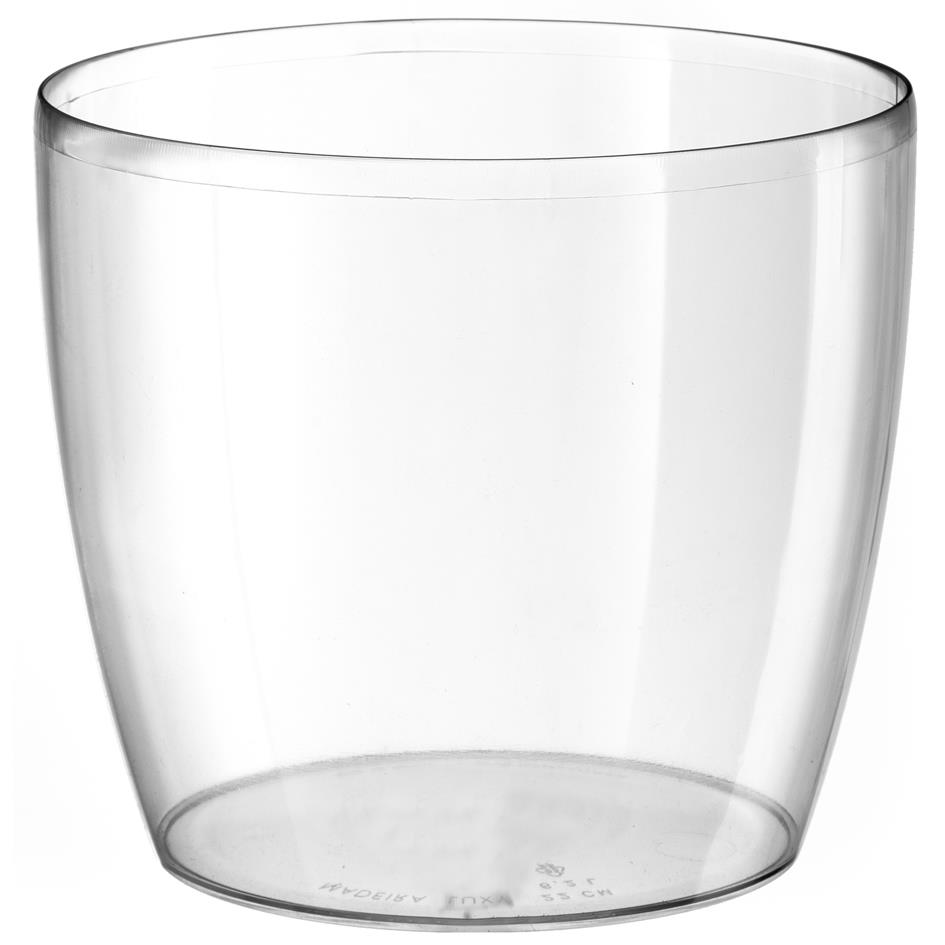 tera Pot de fleurs 'Madeira 26', transparent