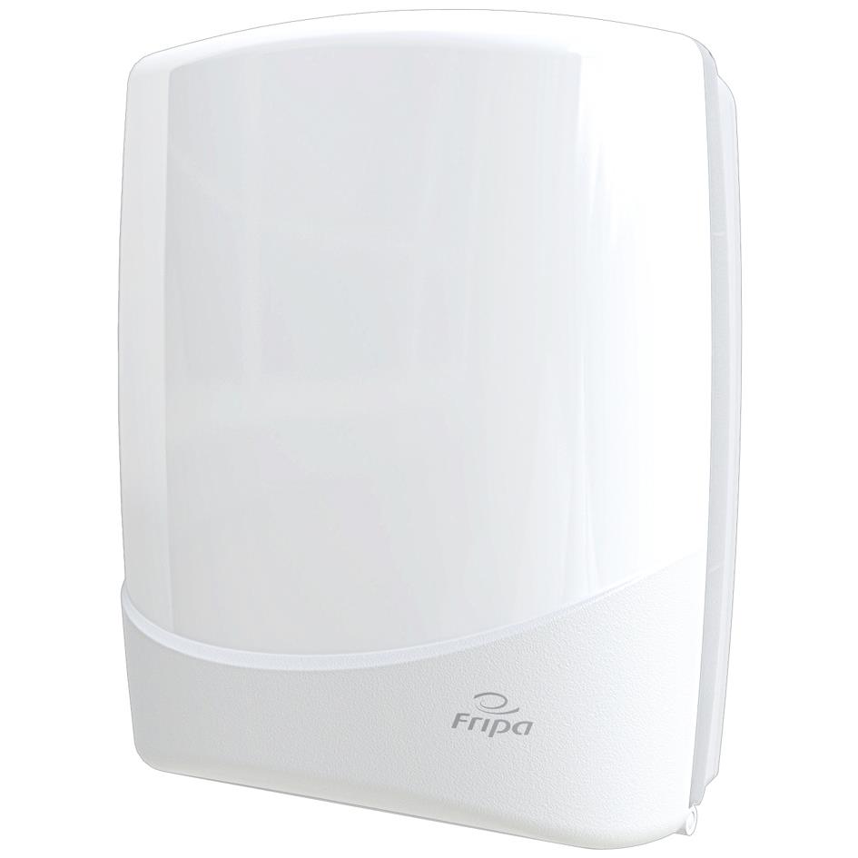 Fripa Distributeur d'essuie-mains plis, plastique, blanc